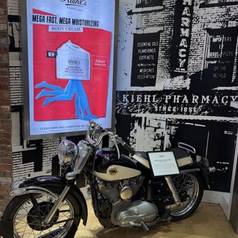 Kiehl's Since 1851 - Cute motorcycle inside - Skin Care Near Me - Dallas, Texas Kiehl's Since 1851 - Cute motorcycle inside - Skin Care Near Me - Dallas, Texas