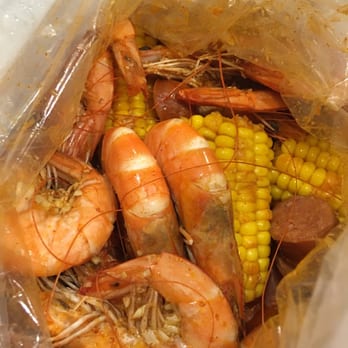 The Crawfish - Family style #1 with shrimp, corn on the cob, sliced sausage in yummy cajun sauce - Cajun/Creole Near Me - Sylmar, California