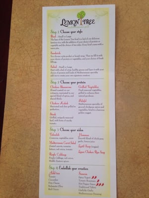 Menu photo 5 Lemon Tree Mediterranean Grill Chesterton, IN