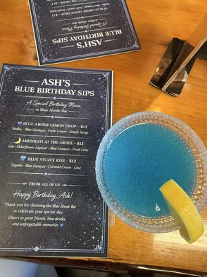 Menu photo 2 The Blue Abode Bar Bellingham, WA