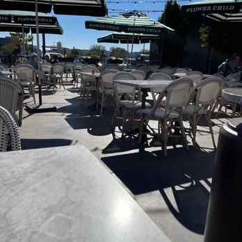 Flower Child - Outdoor patio seating! So nice outside!! - Salad Near Me - Gilbert, Arizona Flower Child - Outdoor patio seating! So nice outside!! - Salad Near Me - Gilbert, Arizona