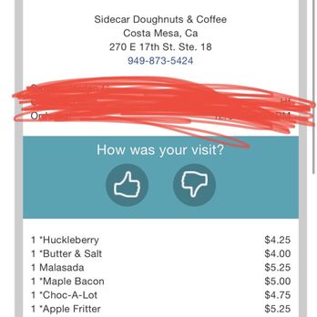 Sidecar Doughnuts & Coffee - Ha, never again Sidecar. - Donuts Near Me - Costa Mesa, California Sidecar Doughnuts & Coffee - Ha, never again Sidecar. - Donuts Near Me - Costa Mesa, California