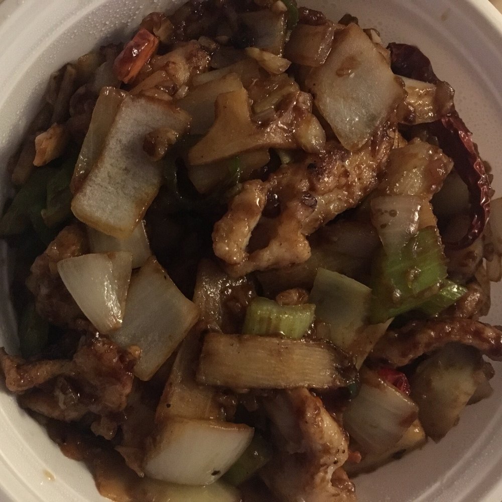 Red Chilli - Spicy chicken Szechuan style - my fave but the portion has gotten much smaller - Chinese Near Me - North Vancouver, British Columbia Red Chilli - Spicy chicken Szechuan style - my fave but the portion has gotten much smaller - Chinese Near Me - North Vancouver, British Columbia