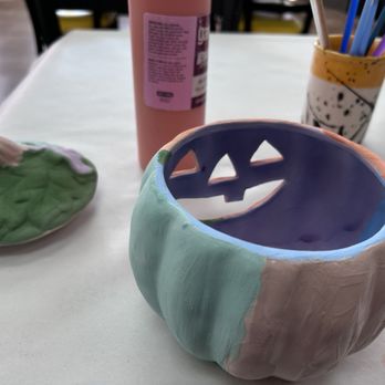 The Pottery Place - My pumpkin, painted. - Paint & Sip Near Me - Huntington, West Virginia The Pottery Place - My pumpkin, painted. - Paint & Sip Near Me - Huntington, West Virginia