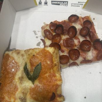 Unregular Pizza - Delicious crunchy square slices - Pizza Near Me - New York, New York Unregular Pizza - Delicious crunchy square slices - Pizza Near Me - New York, New York