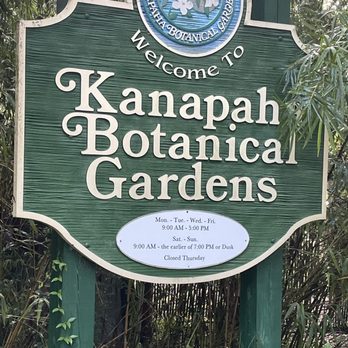 Kanapaha Botanical Gardens - Entrance sign at Kanapah Botanic Gardens - Tours Near Me - Gainesville, Florida Kanapaha Botanical Gardens - Entrance sign at Kanapah Botanic Gardens - Tours Near Me - Gainesville, Florida