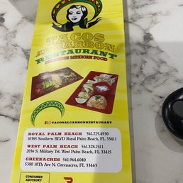 Menu Menu