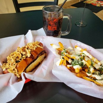 Dog n Suds - Fuji Dog & Chimichurri fries with Root beer - Hot Dogs Near Me - Temecula, California