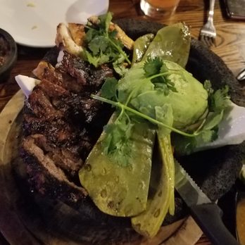 Kalaveras - Molcajete was easily shareable with leftovers for next day's breakfast! - Cocktail Bars Near Me - Bellflower, California