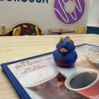 Duck Donuts - Dinosaur shaped duck ! - Donuts Near Me - College Point, New York Duck Donuts - Dinosaur shaped duck ! - Donuts Near Me - College Point, New York