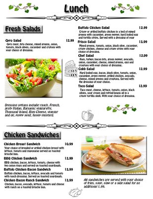 Menu photo 3 Frank's Restaurant Cottage Hills, IL