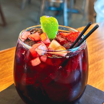 Baracoa Cuban Restaurant - Burgundy Sangria. - Cuban Near Me - Palmdale, California
