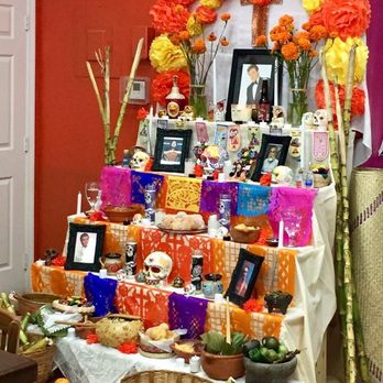 Mi Rinconcito Mexicano - Day of the Dead offering altar. - Tacos Near Me - Miami, Florida Mi Rinconcito Mexicano - Day of the Dead offering altar. - Tacos Near Me - Miami, Florida
