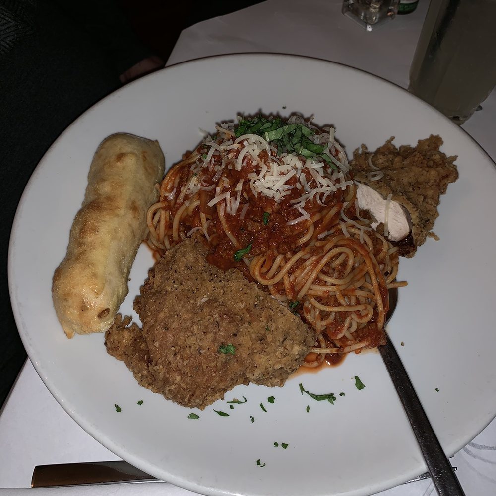Sauced - Fried chicken with spaghetti - Italian Near Me - Evansville, Indiana