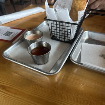 Cutten Kitchen - Crawfish Eggrolls. They come with 3. - Bars Near Me - Houston, Texas Cutten Kitchen - Crawfish Eggrolls. They come with 3. - Bars Near Me - Houston, Texas