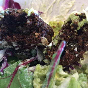 SAJJ Mediterranean - Burned falafel - Middle Eastern Near Me - Menlo Park, California SAJJ Mediterranean - Burned falafel - Middle Eastern Near Me - Menlo Park, California