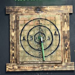 Axe throwing right after