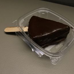 Key lime pie slice on a stick Key lime pie slice on a stick