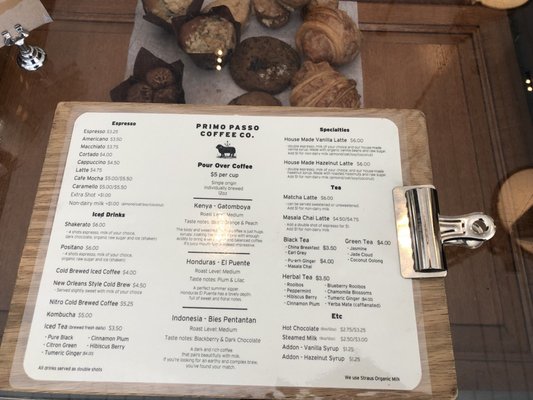 Menu photo 4 Primo Passo Coffee Santa Monica, CA Menu photo 4 Primo Passo Coffee Santa Monica, CA