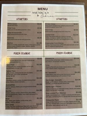 Menu photo 1 Mexico Ta Cabron Longview, TX Menu photo 1 Mexico Ta Cabron Longview, TX