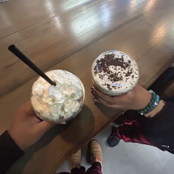 Giddy Up Coffeehouse - domino frappe & christmas cookie iced - Coffee & Tea Near Me - Greenville, North Carolina Giddy Up Coffeehouse - domino frappe & christmas cookie iced - Coffee & Tea Near Me - Greenville, North Carolina