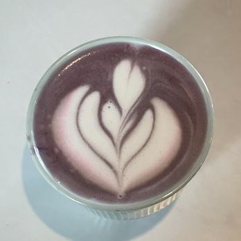 Helm Coffee - Ube latte - Coffee & Tea Near Me - Indianapolis, Indiana