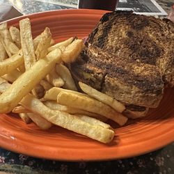 Broncho Grill House - Reuben sandwich and fries