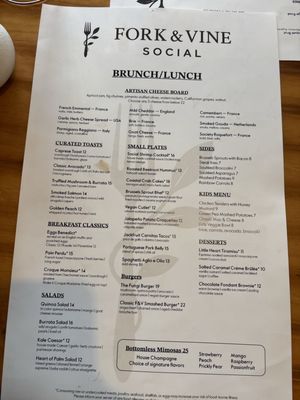 Menu photo 1 Fork & Vine Social Decatur, GA Menu photo 1 Fork & Vine Social Decatur, GA