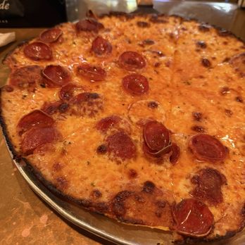 General Saloon - Saloon Pizza w/ pepperoni, well done - Bars Near Me - Old Bridge Township, New Jersey