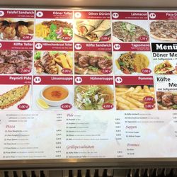 Gül's Dönerwelt - Neue Menükarte