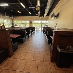 One of the dining areas