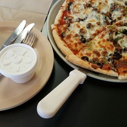 Papa Don's Pizza - Veggie pizza - for Pi Day!