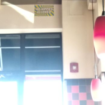 Jimmy John's - "No hippies allowed" sign, right above the door. - Sandwiches Near Me - Orland Park, Illinois Jimmy John's - "No hippies allowed" sign, right above the door. - Sandwiches Near Me - Orland Park, Illinois
