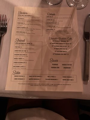 Menu photo 6 The Fitz Vail, CO