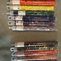 My tila bead selection...I held back