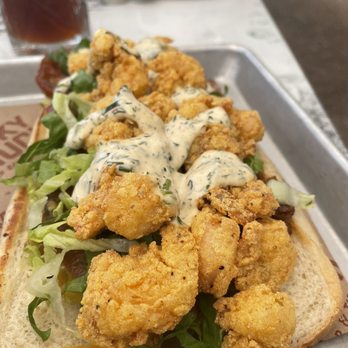 Lucky Shuck - Shrimp poboy - Seafood Near Me - Jupiter, Florida Lucky Shuck - Shrimp poboy - Seafood Near Me - Jupiter, Florida