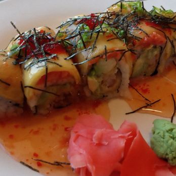 Fuji Sushi - Mango Special Roll - Japanese Near Me - Jacksonville, Florida Fuji Sushi - Mango Special Roll - Japanese Near Me - Jacksonville, Florida