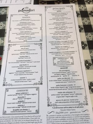 Menu photo 7 Pomodori Hilton Head Island, SC Menu photo 7 Pomodori Hilton Head Island, SC