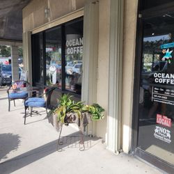 Storefront of Oceana Coffee.