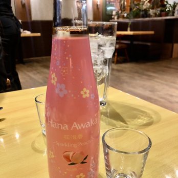 Charm Thai - peach sake - Japanese Near Me - Winston Salem, North Carolina