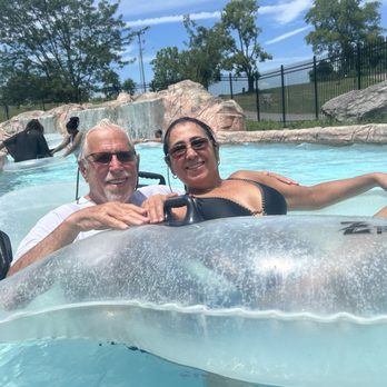 Nashville Shores - That's us being lazy on the Lazy River tubing it! - RV Parks Near Me - Hermitage, Tennessee