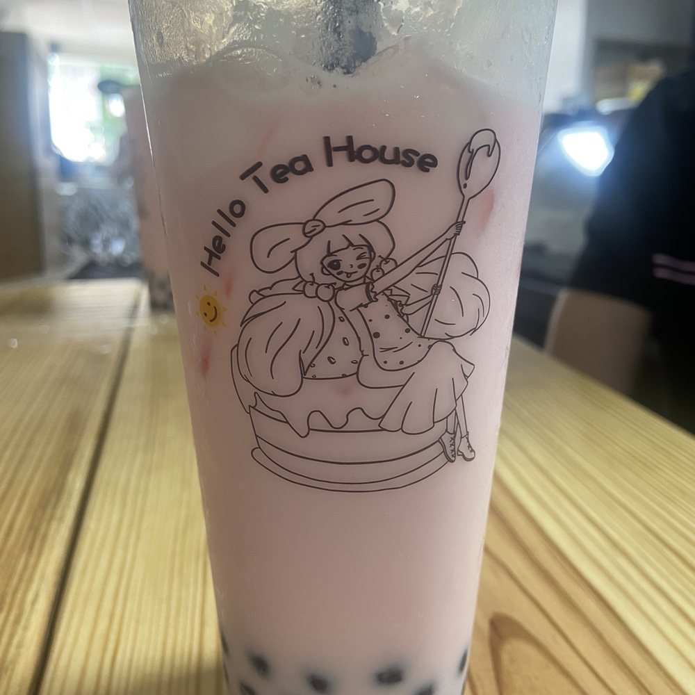 Hello Tea House - Strawberry milk tea is the best and the prettiest - Bubble Tea Near Me - Knoxville, Tennessee Hello Tea House - Strawberry milk tea is the best and the prettiest - Bubble Tea Near Me - Knoxville, Tennessee