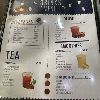 Noodle Wave - Drink menu - Thai Near Me - Frisco, Texas Noodle Wave - Drink menu - Thai Near Me - Frisco, Texas