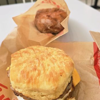 Tim Hortons - Sausage breakfast sandwich - Coffee & Tea Near Me - Pickering, Ontario Tim Hortons - Sausage breakfast sandwich - Coffee & Tea Near Me - Pickering, Ontario