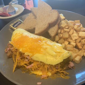 Buck's Riverside Grill - Meat omelet with home fries. Delicious! - American Near Me - New Richmond, Ohio Buck's Riverside Grill - Meat omelet with home fries. Delicious! - American Near Me - New Richmond, Ohio