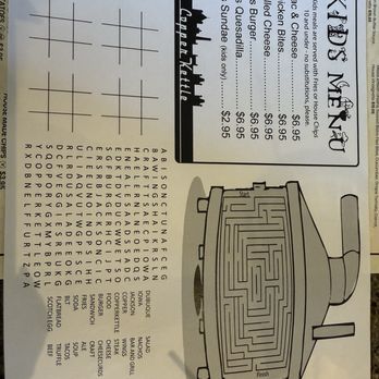 Copper Kettle - Kids menu - Burgers Near Me - Dubuque, Iowa
