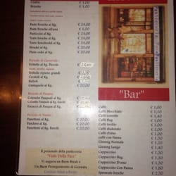 Pasticceria Bar Viale della Pace - Menu 1