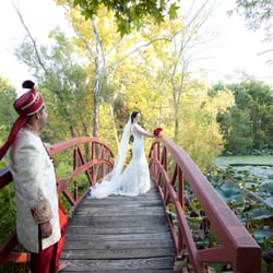 Lichterman Nature Center - Japanese foot bridge