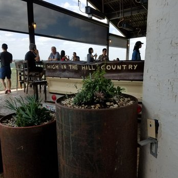 Oasis Texas Brewing - outdoor shade - Breweries Near Me - Austin, Texas