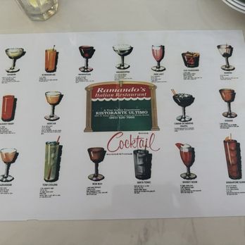 Ramando's - Drink menu - Italian Near Me - Myrtle Beach, South Carolina